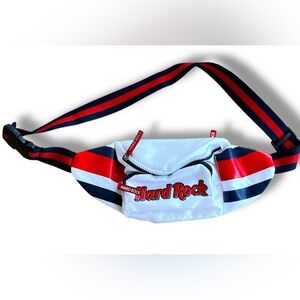 Hard Rock Cafe Retro 80s 90s Americana  WAIST BAG Belly Bag 14" x 6" x 5" NWOT